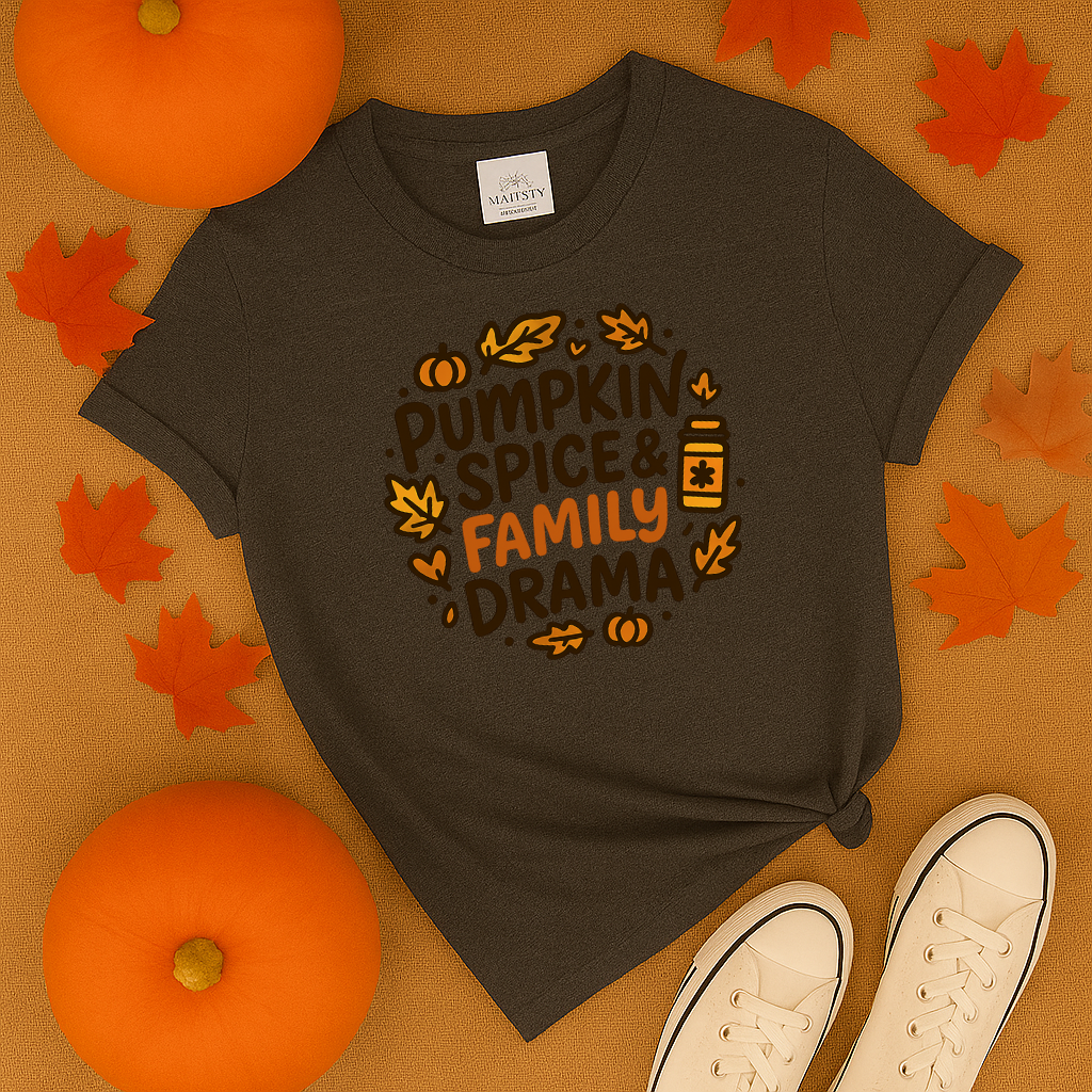 Pumpkin Spice and Family Drama T-Shirt