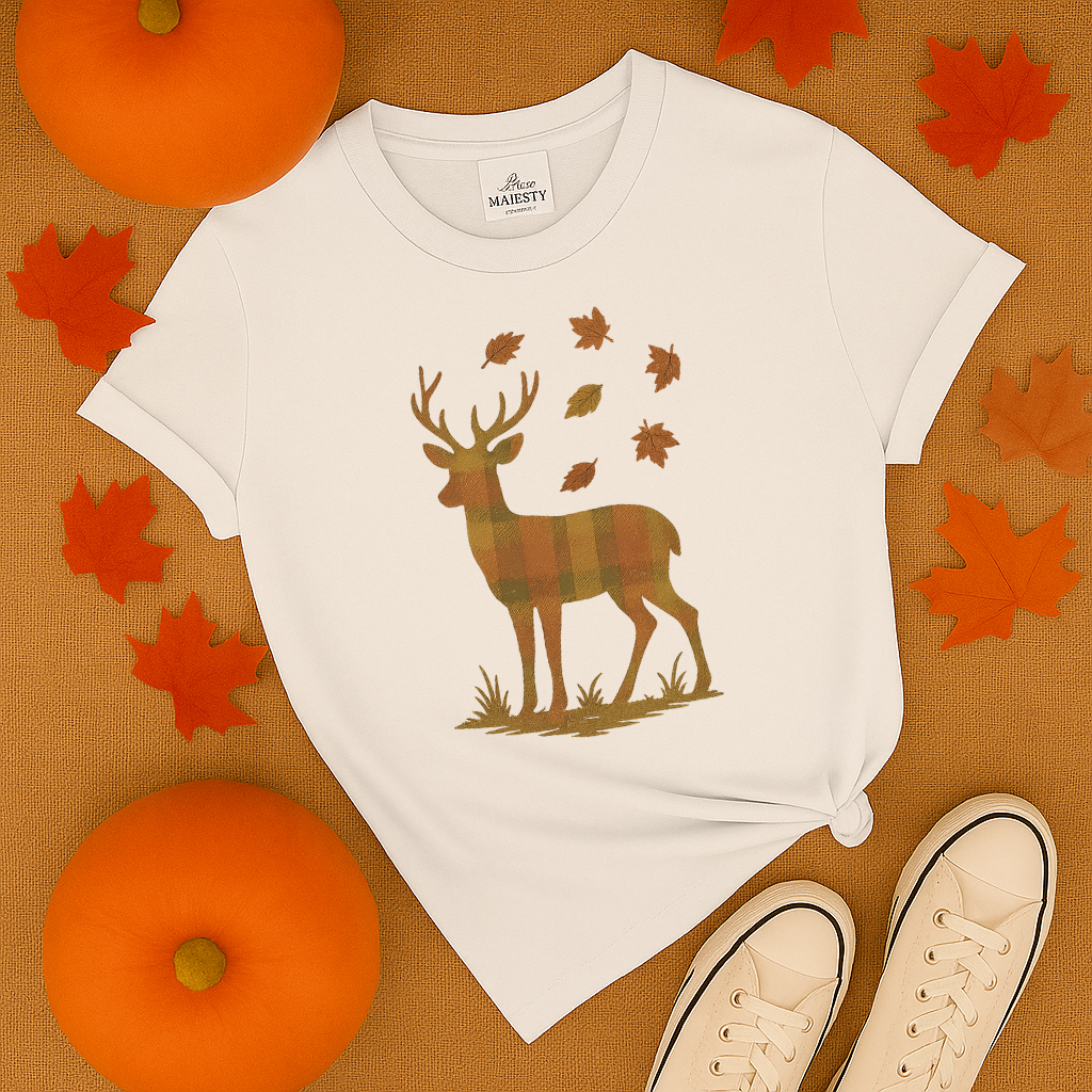 Rustic Autumn Deer T-Shirt