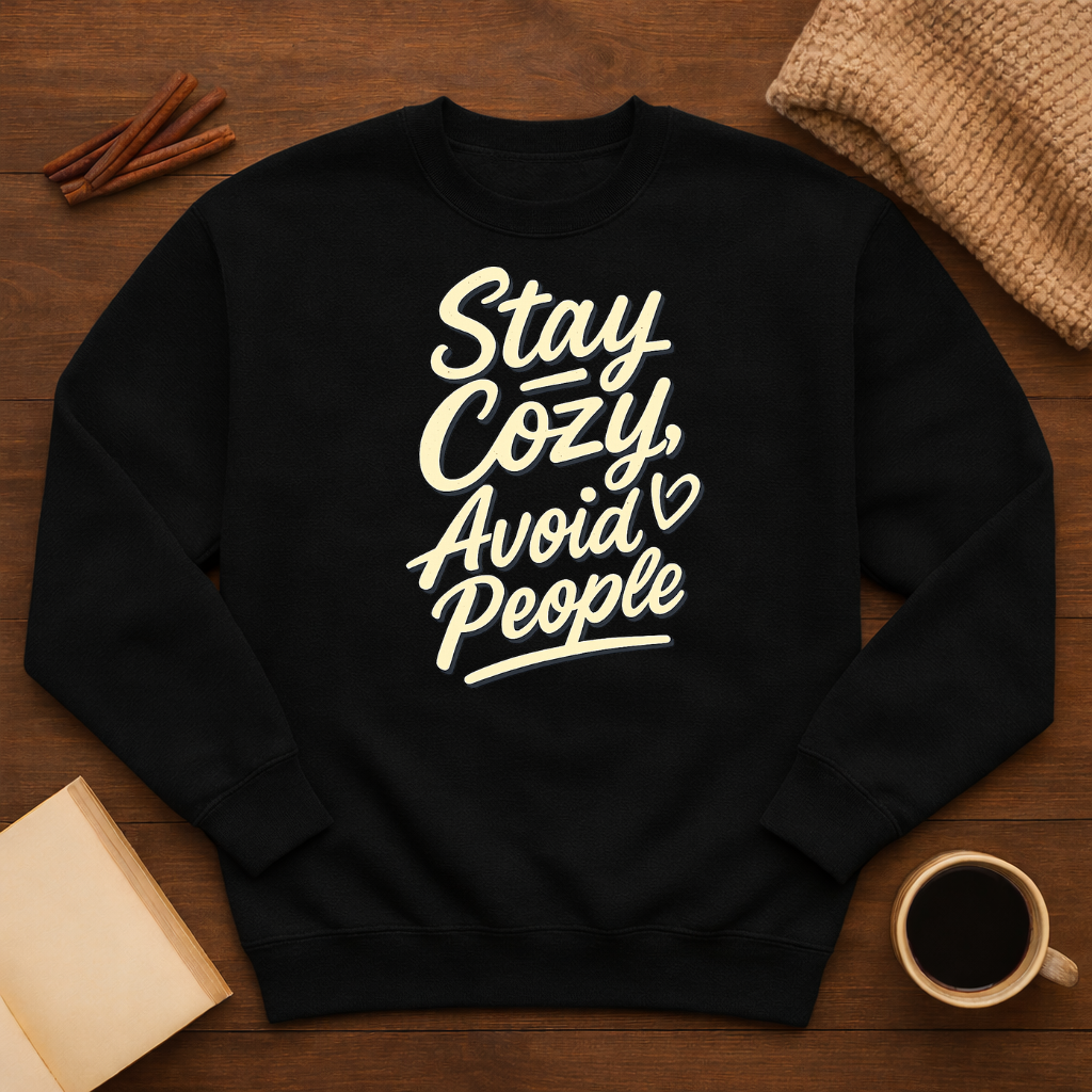 Stay Cozy Avoid People Sweatshirt
