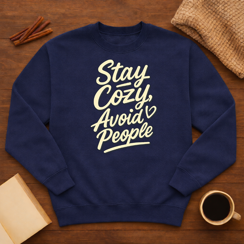 Stay Cozy Avoid People Sweatshirt