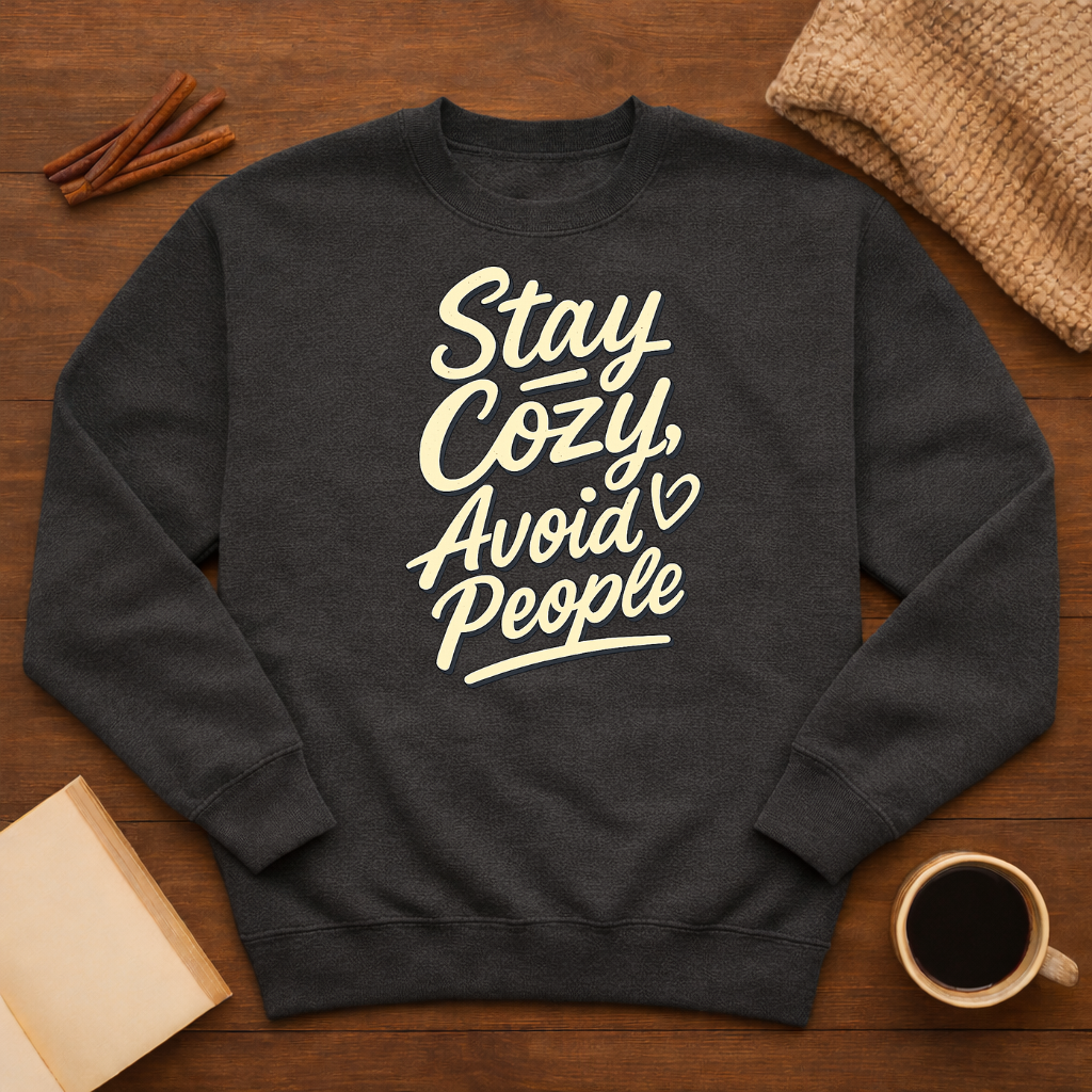Stay Cozy Avoid People Sweatshirt