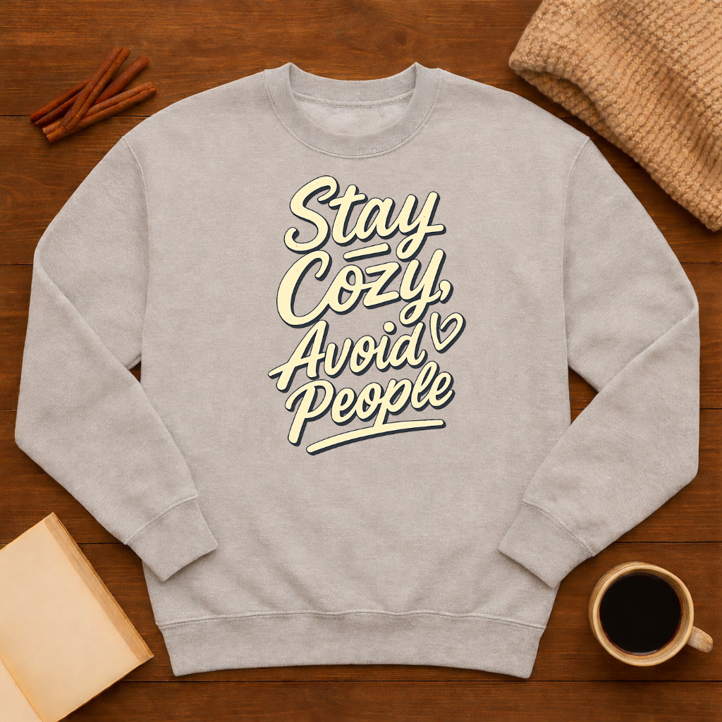 Stay Cozy Avoid People Sweatshirt