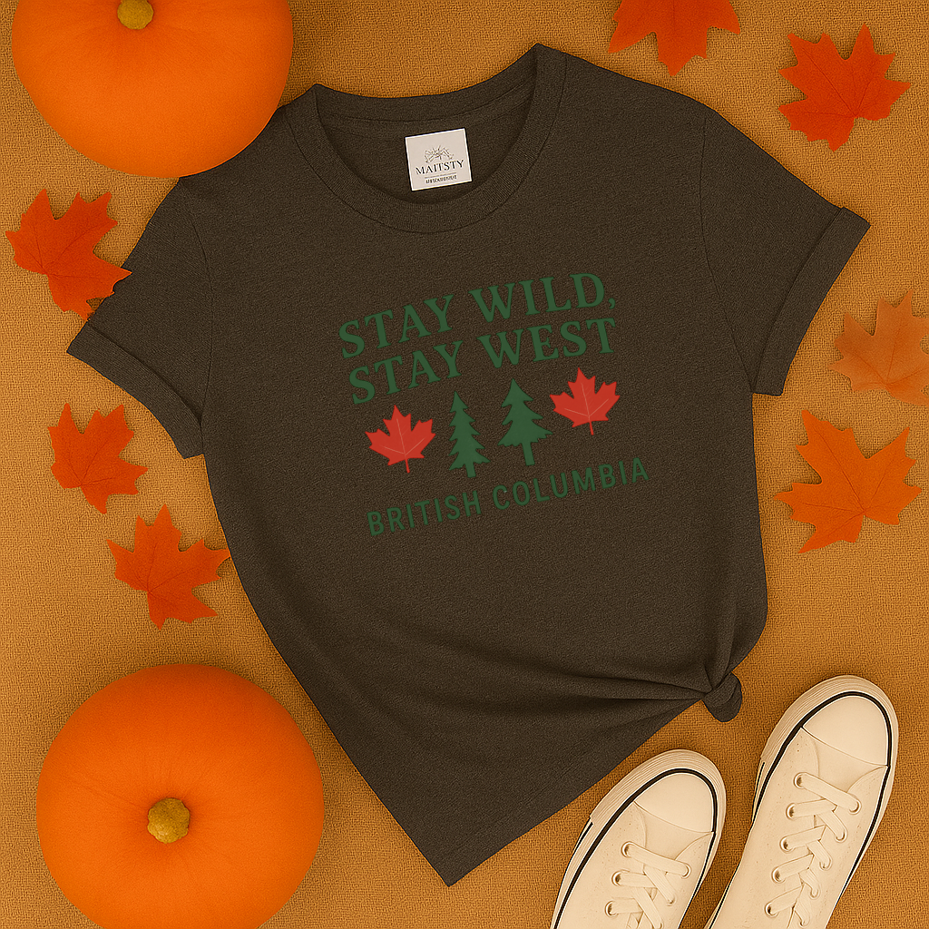 Stay Wild Stay West British Columbia T-Shirt