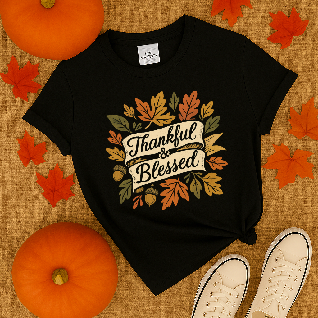 Thankful and Blesssed T-Shirt