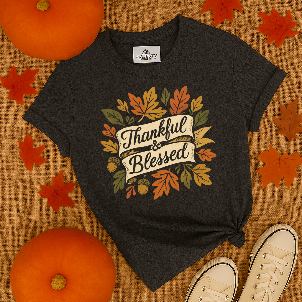 Thankful and Blesssed T-Shirt