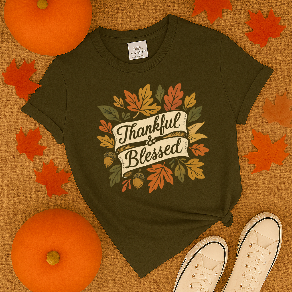 Thankful and Blesssed T-Shirt