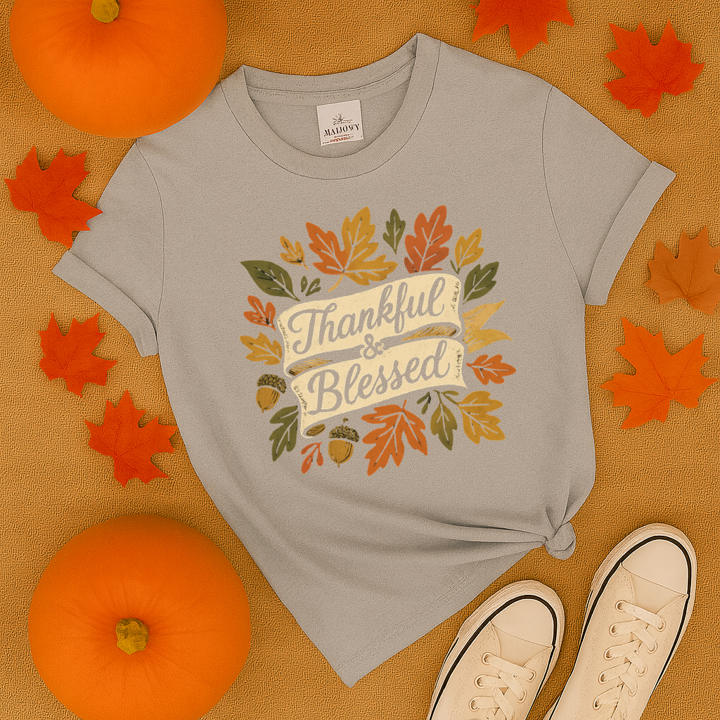 Thankful and Blesssed T-Shirt
