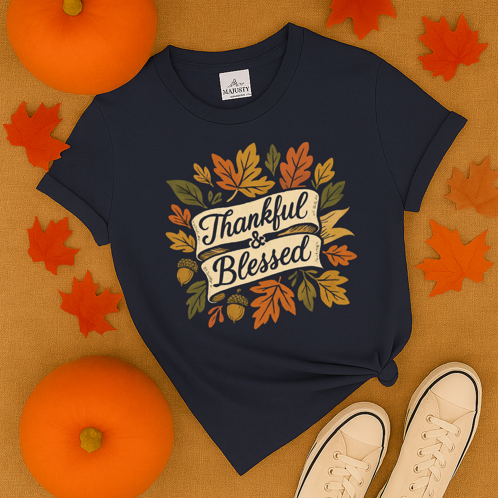 Thankful and Blesssed T-Shirt