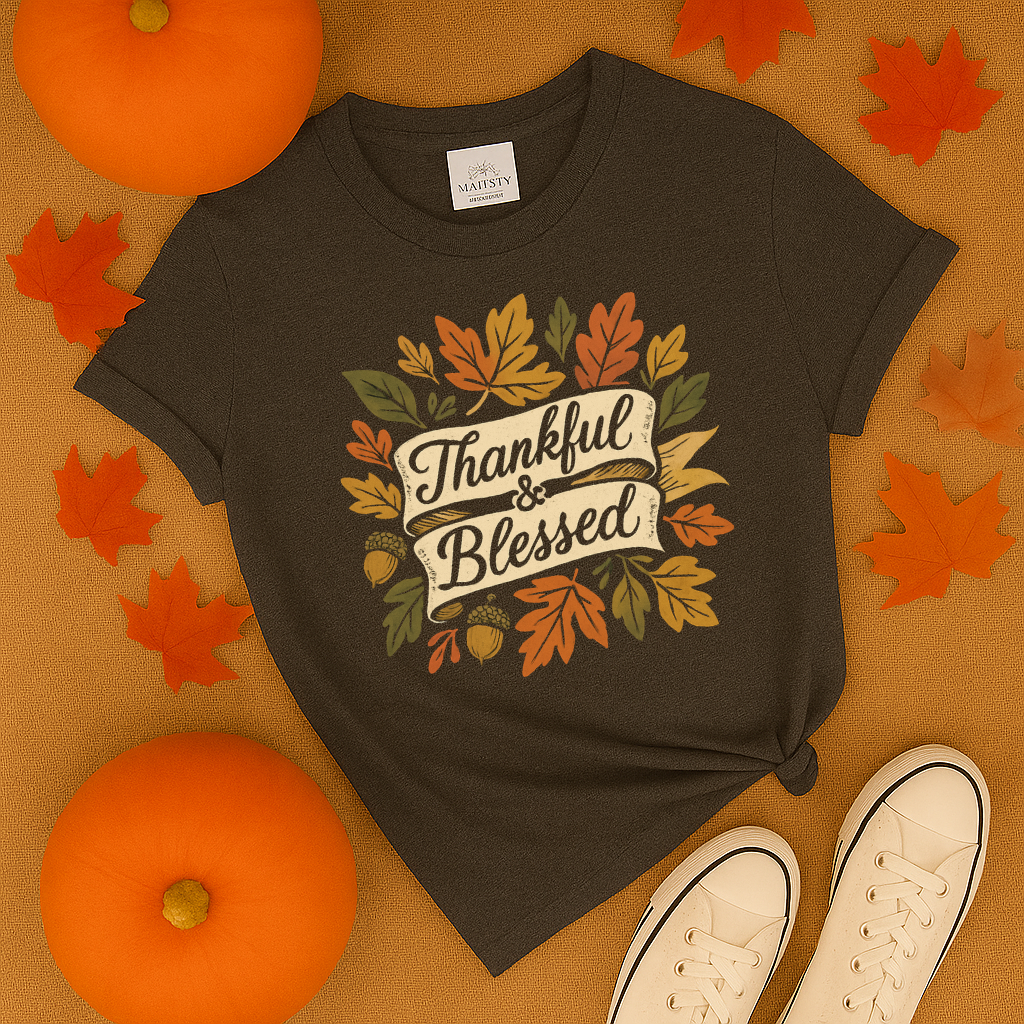 Thankful and Blesssed T-Shirt