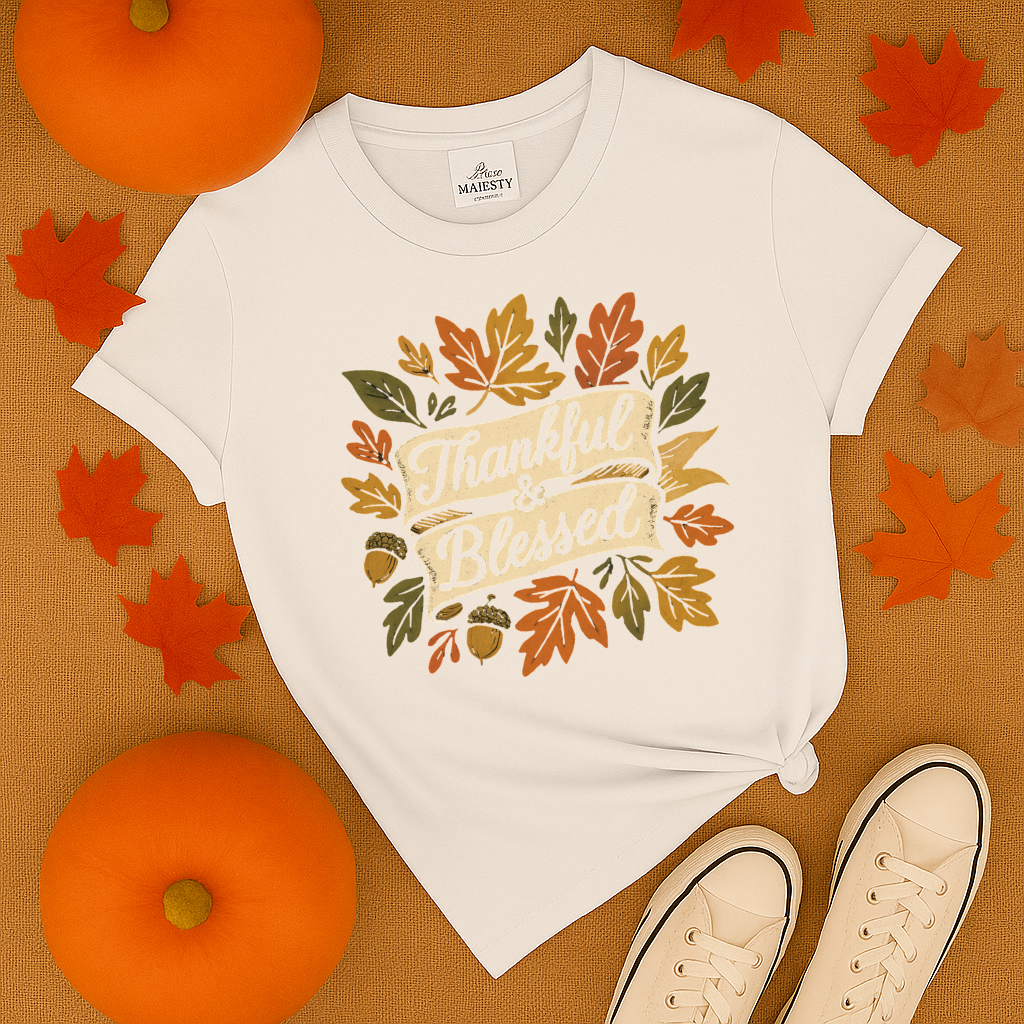 Thankful and Blesssed T-Shirt